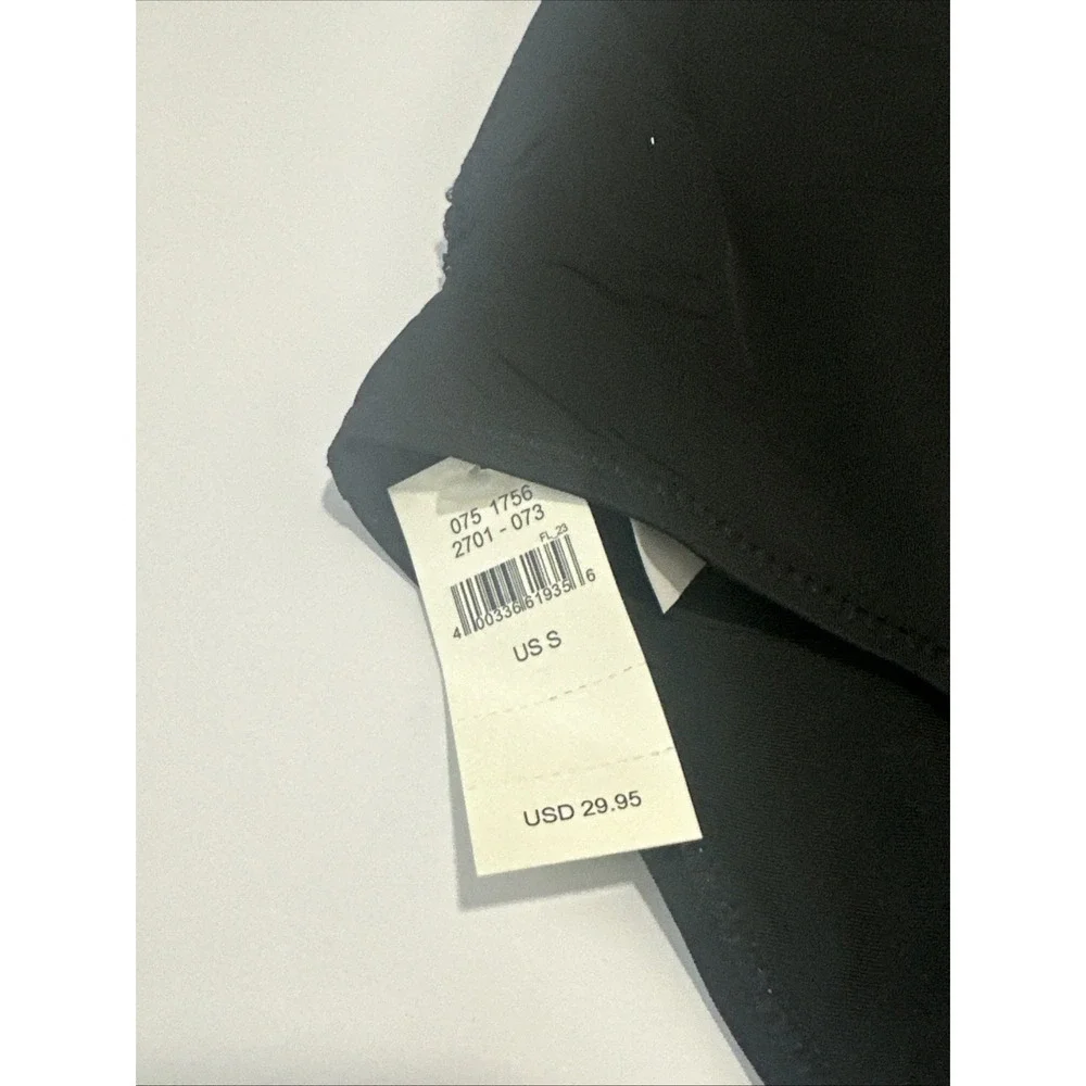 Aerie Very High Waist Bikini Swimsuit Bottoms Black Women's Size Small NWT - Picture 2 of 4